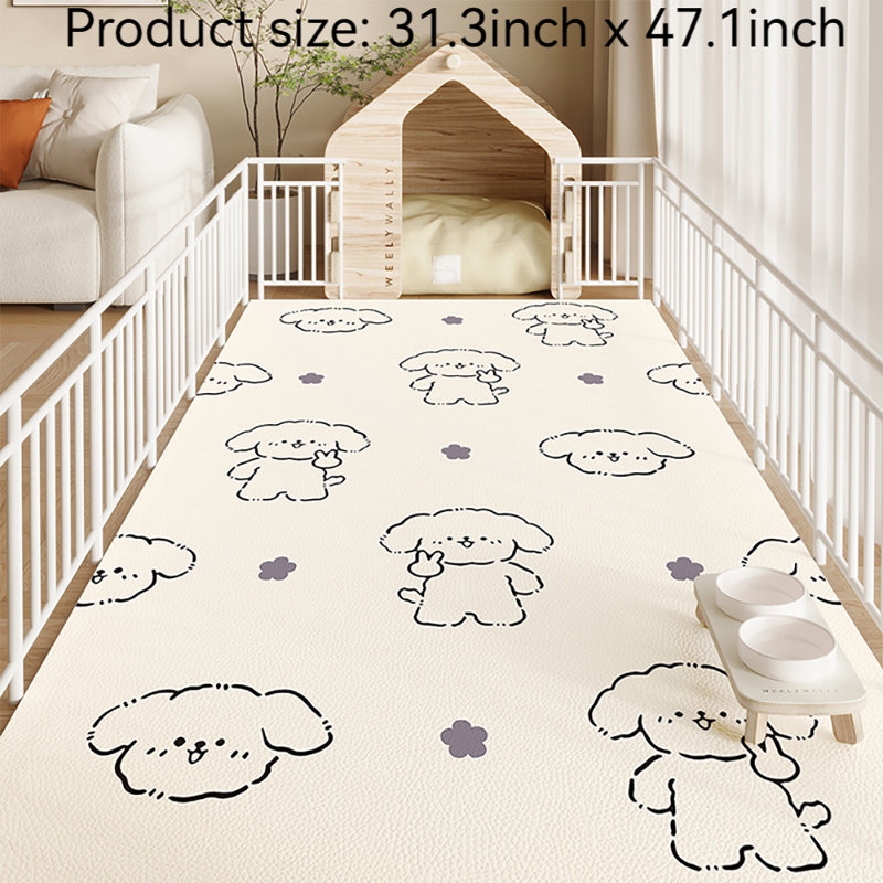 Tapis pour animaux de compagnie, H 0,15 po x l 31,3 po x P 47,1 po