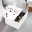 Ensemble de meuble-lavabo mural simple 40 po Aleemah-2094629677