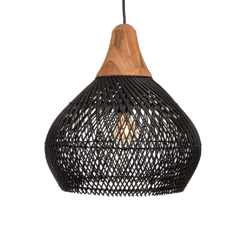 Amania 1 - Light Pendant, Black, 40cm H x 40cm W