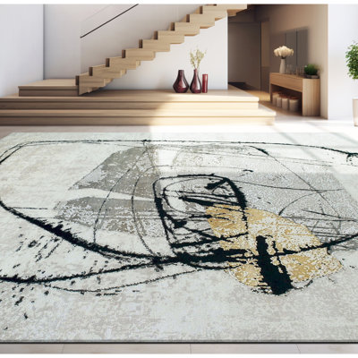 Tapis rectangulaire noué à la main