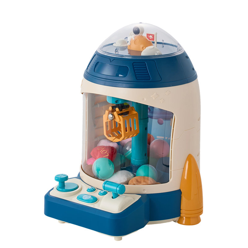 Kids Grabbing Clip Claw Machine, Blue/Yellow