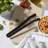 Silicone Onyx 27 cm Silicone Tongs, Black