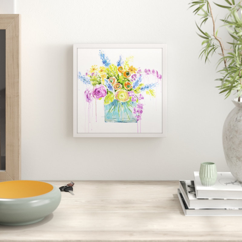 Julie Joy - Single Picture Frame Painting, 41cm H x 41cm W x 3.81cm D