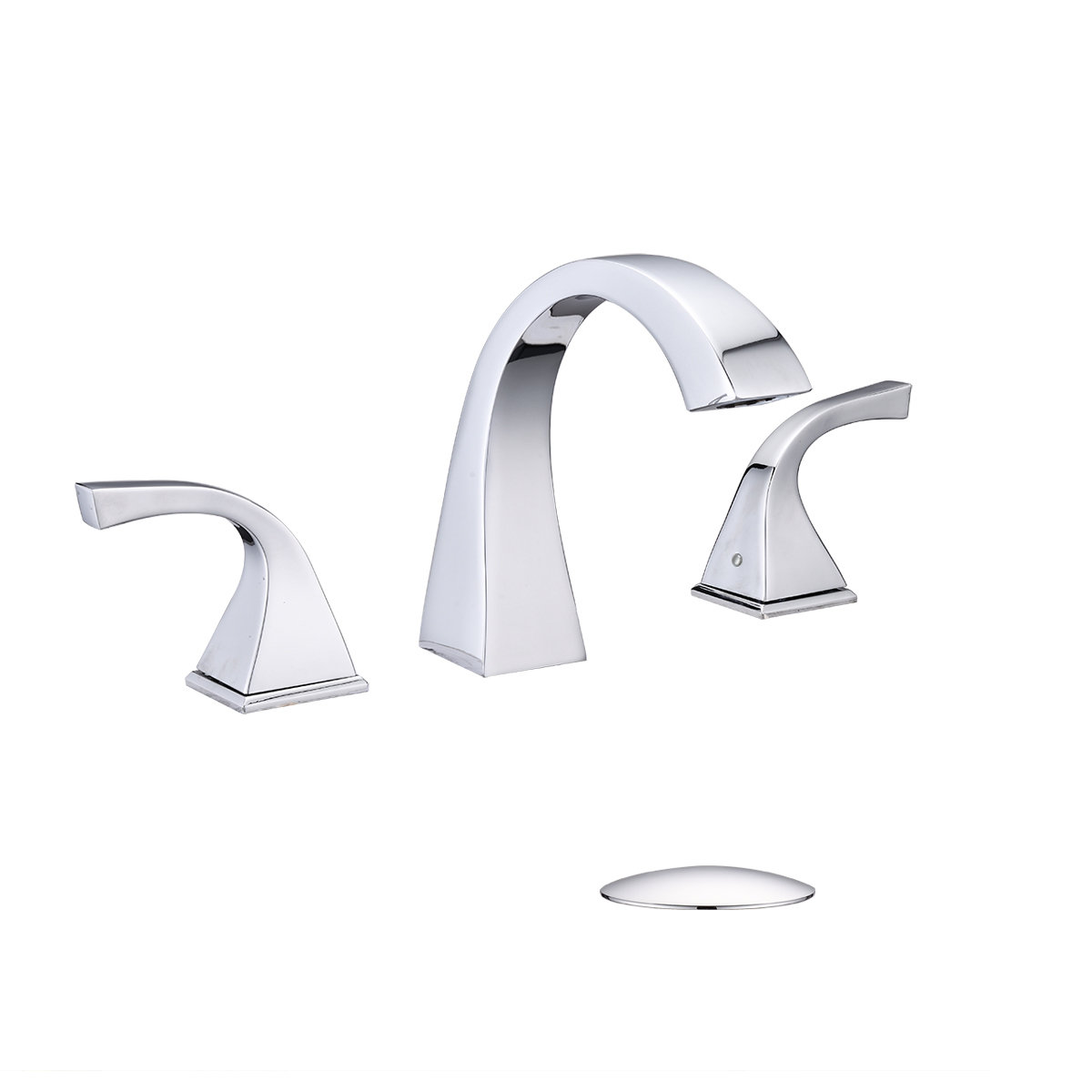 VANITYFAIR Widespread 2-handle Bathroom Faucet with Drain Assembly ...