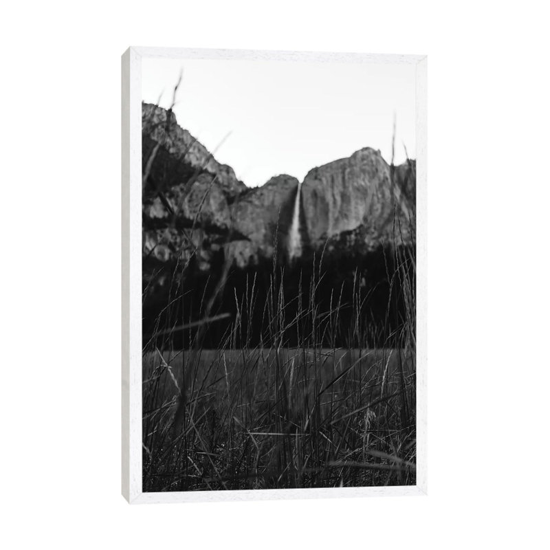 Yosemite Falls VI by Bethany Young - Print on Canvas, 101.6cm H x 66.04cm W x 3.81cm D, White Framed