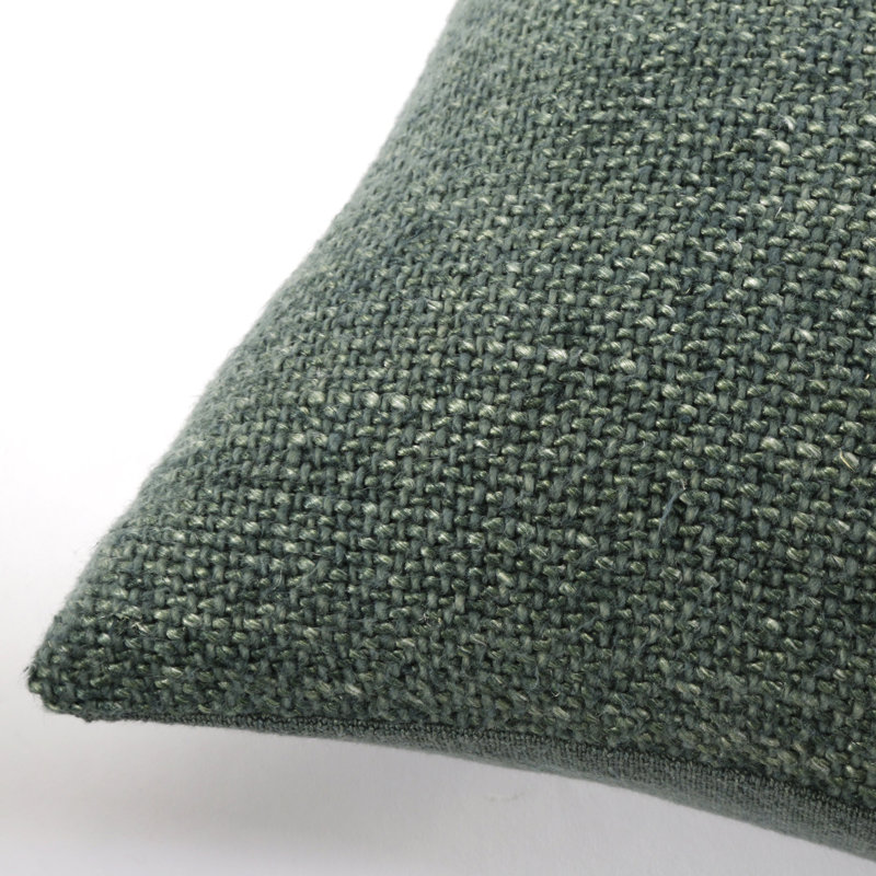 Hendrick Square Pillow Cover & Insert, Moss
