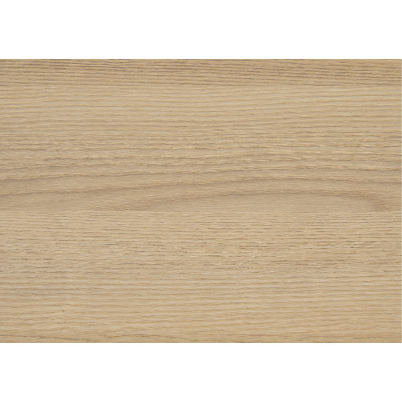 Grand lit avec tête de lit à panneau contemporaine, couleur naturelle et blanche, planche de bois, stratifié, mobilier de chambre à coucher, pièce essentielle de sommier en bois,