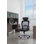 Chaise de travail en similicuir SPACE