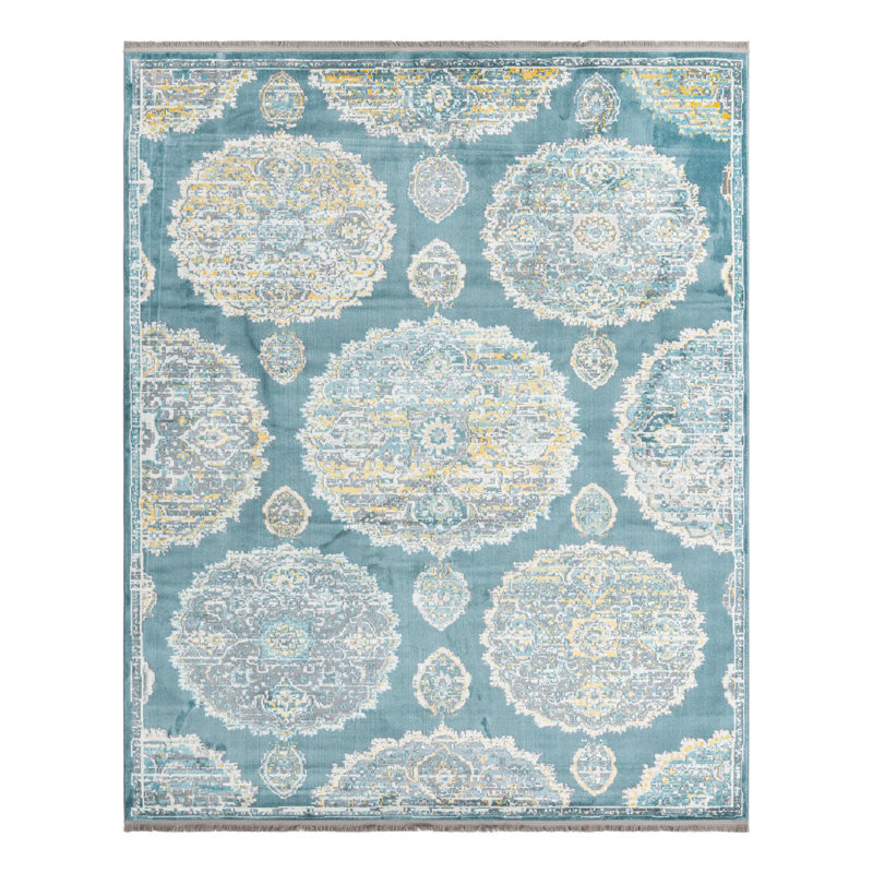 Paragon Floral Indoor Rug, Rectangle 8'2" x 10'