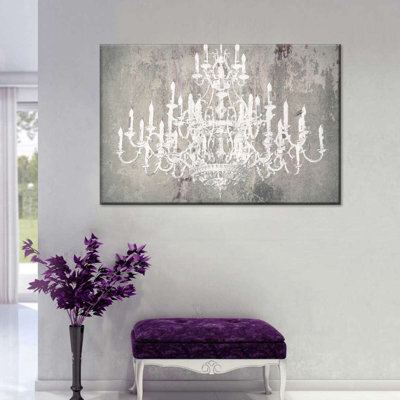 Abstract Chandelier Canvas Print