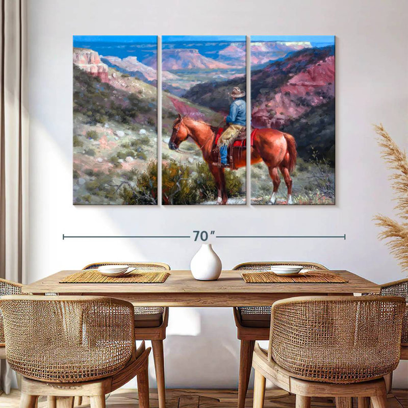 Lelar Mighty Pretty Spot, 42" H x 65" W