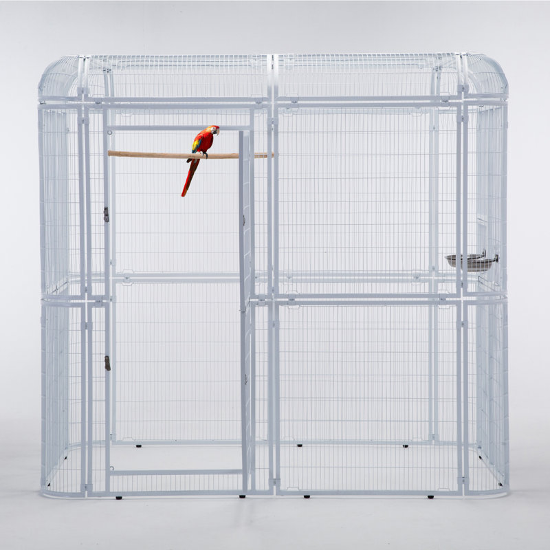 Cage à oiseau Corwynn, Blanc