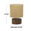 Lampe de table en bois avec abat-jour-519110200
