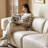 Simple White Tofu-Block Sofa