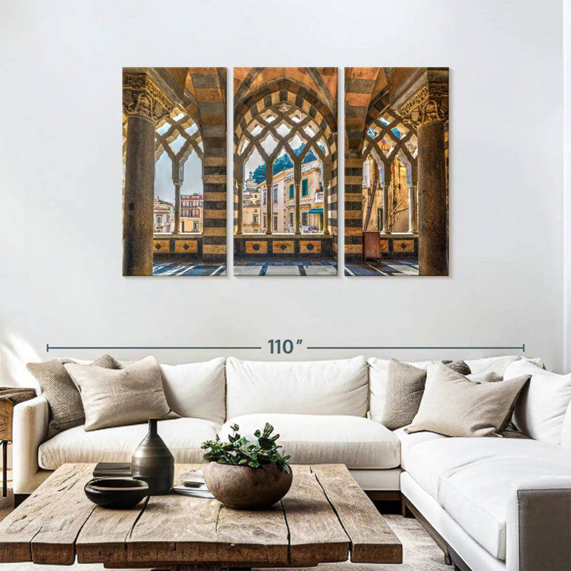Italie, cathédrale d'Amalfi, H 48 po x l 74 po