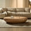 Table basse 53,1 "ovale pour le salon