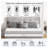 Queen Size 12-Inch Hybrid Mattress with Individually Wrapped Pocket Springs and Foam Comfort Layers