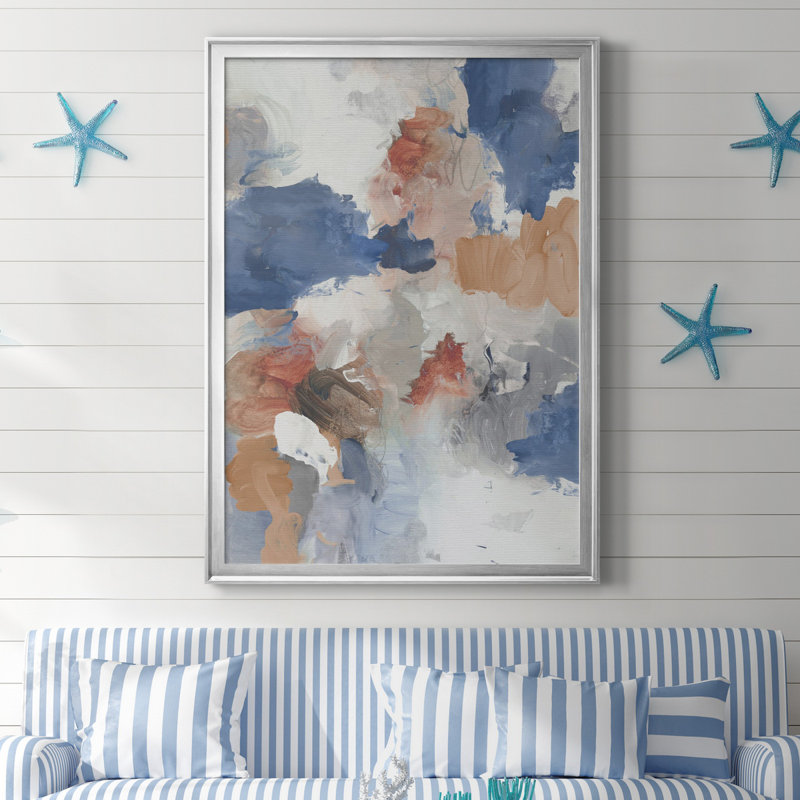 Toile encadrée de qualité supérieure DREAM ON III - Prêt à être accroché, Toile avec cadre argenté