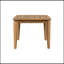 Table basse d'extérieur en bois d'acacia