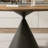 Retro Minimalist Round Walnut Dining Table-104848840