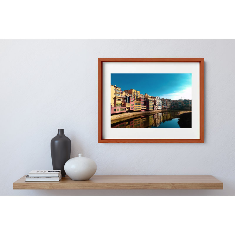 Casa Masó Print by Joseph Regan, 26" H x 36" W x 0.75" D, Cherry