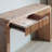 Rustic Wooden Console Table with Drawer