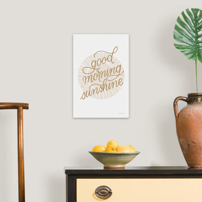 Reproduction d’art textuel sur toile, "Boho nursery II" par Becky épines
