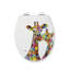 Steven Brown Francie & Josie McZoo Toilet Seat, Flexi-Fix Hinges
