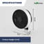 Ventilateur mural Ecohazng DC 14 po avec 10 vitesses et télécommande