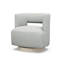 Crystle Swivel Barrel Chair Chair with Ottoman-2020068238-2020068320