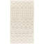 Tapis beige en polyester tissé à la machine Hinsdale-1243718631