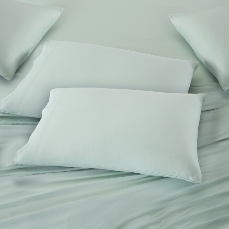 Ensemble de draps en micro-fibre, Vert sauge, Simple