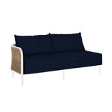 Havana 57" Wide Outdoor Loveseat with Cushions