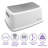 White/Grey Step Stool