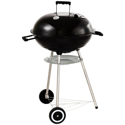 Dakota Fields Echols 57 cm W Kettle Grill / Smoker Combo Charcoal Grill Gas & Charcoal Combo Grill