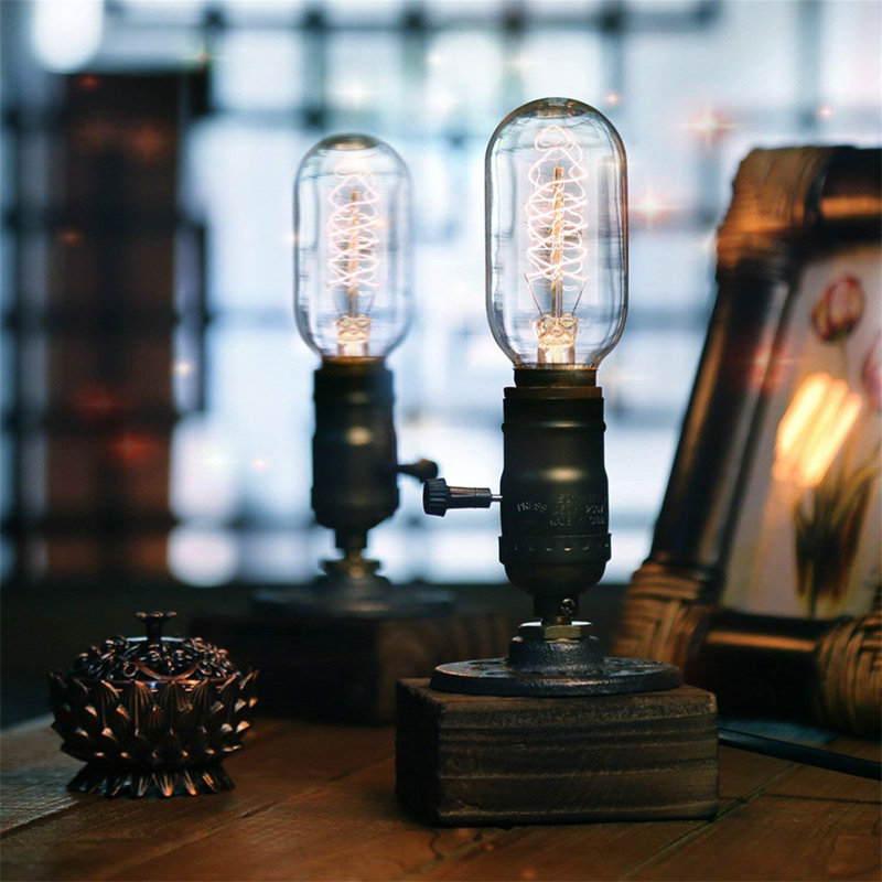 Aleaya Wood Lamp Base Lamp