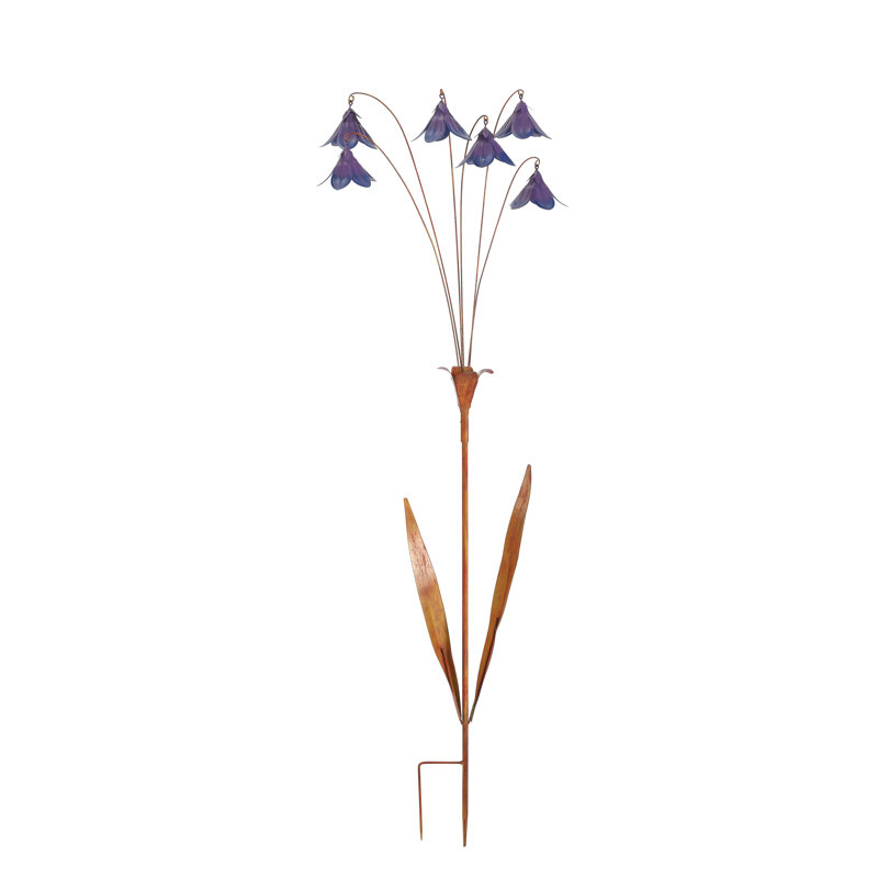 Décoration de jardin rustique, Bleu
