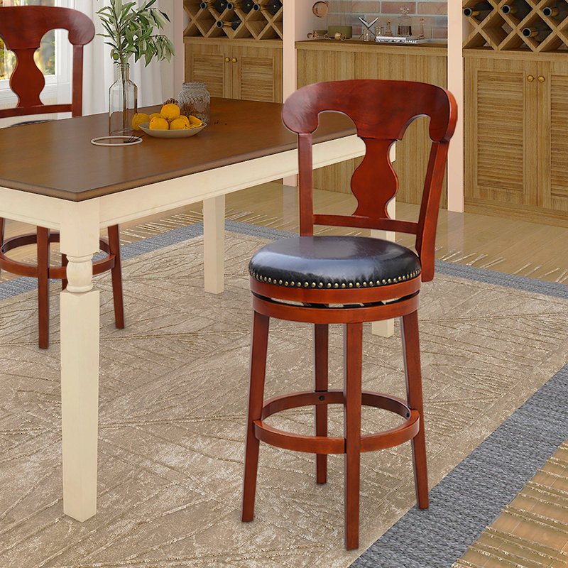 Tabouret pivotant 30 po Tappen, Noyer