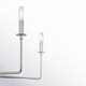 Alysa 6 Light Metal Dimmable Chandelier