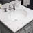 Derby 30" Carrara White Marble Countertop Bath Vanity with Faucet and Mirror-29273782