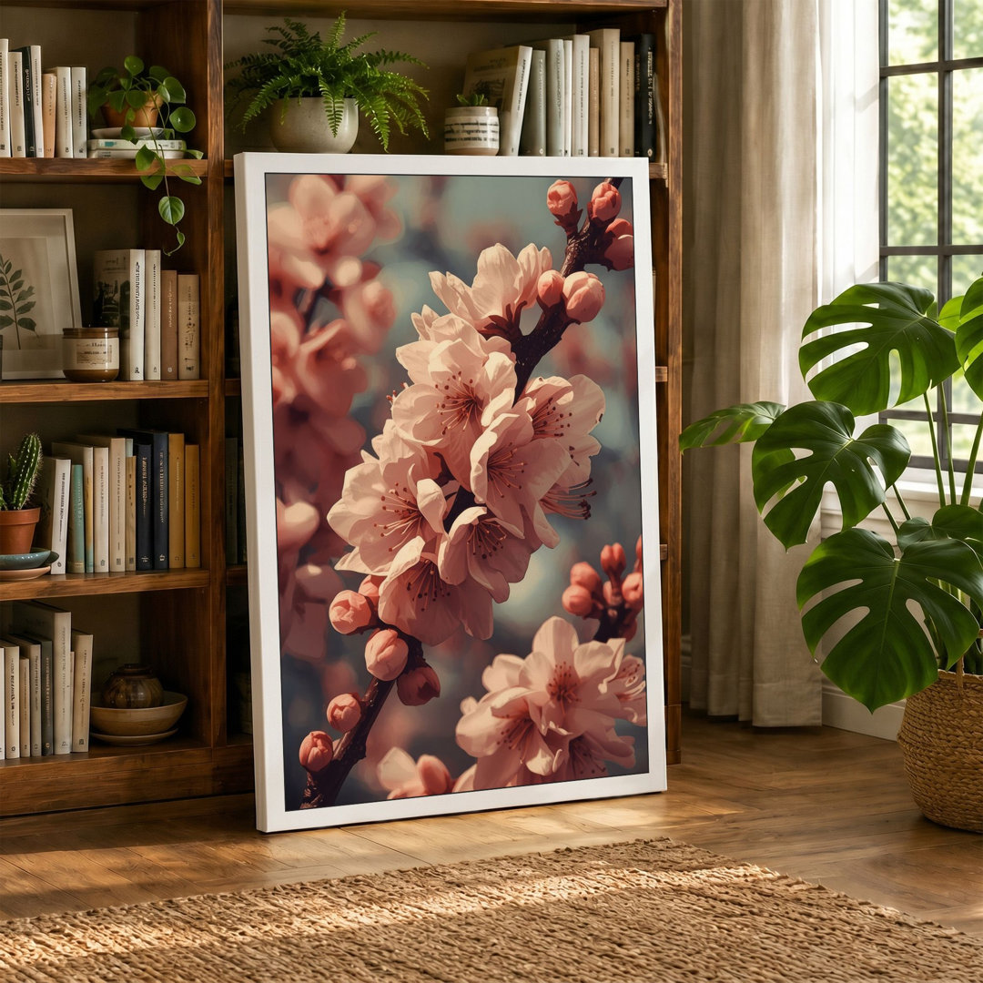 Petals in Bloom Botanical - Wrapped Canvas
