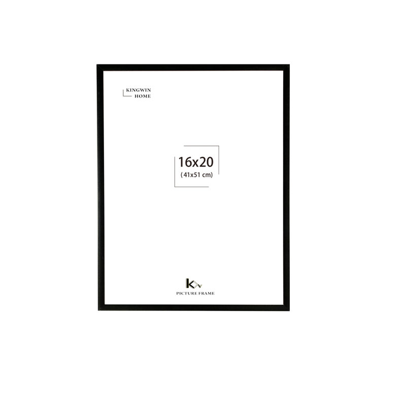 Metal Matte Picture Frame, Black