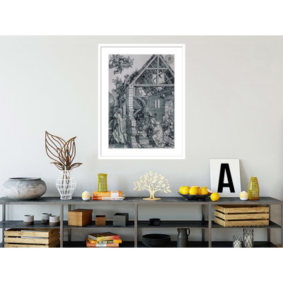 «The Adoration of the Shepherds» par Albrecht Dürer, impression giclée sur cadre