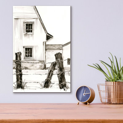 'Rustic Barbed Wire 1' by Ethan Harper Acrylic Glass Wall Art