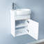Detjon 17'' Single Bathroom Vanity with Ceramic Top-1495260167