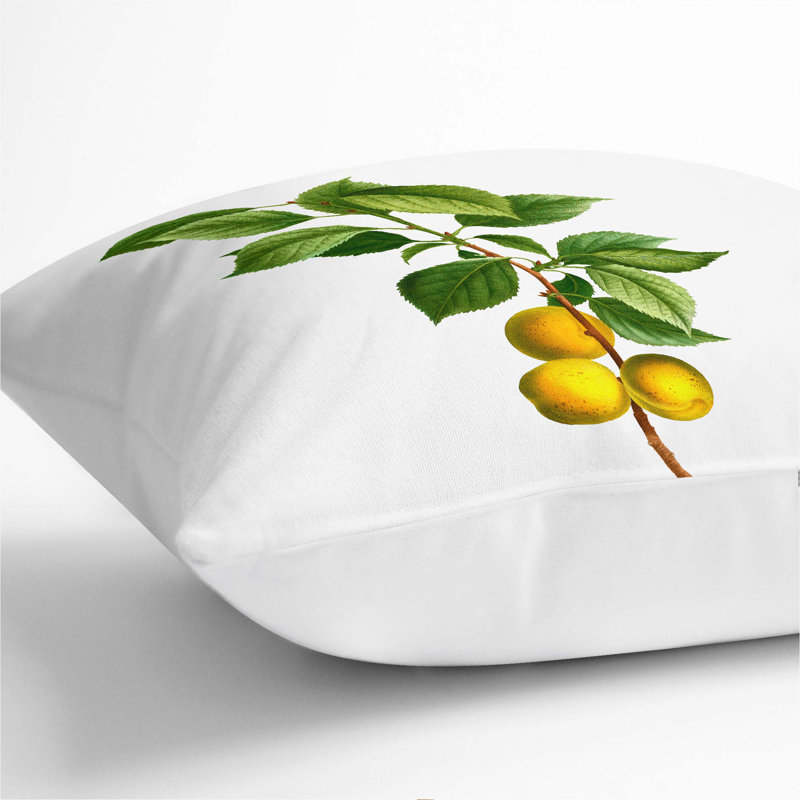 Square Throw Cushion, White, 55cm H x 55cm W x 20cm D