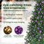 vidaXL Upside-down Artificial Pre-lit Christmas Tree with Ball Set-1060985261