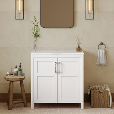 Meuble-lavabo simple H 32 po x l 30 po x P 18 po Frenette