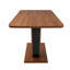Table de salle à manger extensible moderne pour petits espaces avec une conception compacte et une fabrication robuste.