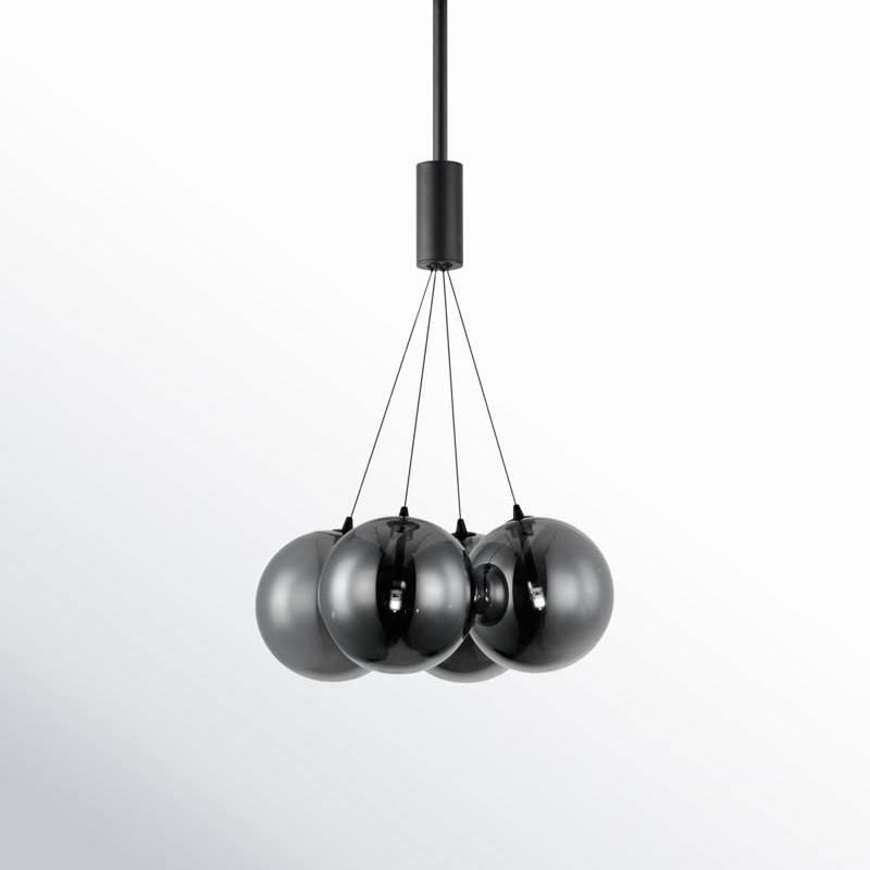 Celica 4 - Light Cluster Pendant, Black